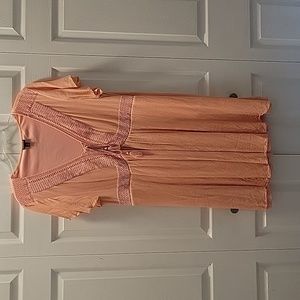 Torrid  peach dress,  Worn 1x Size 1. Great condition.
